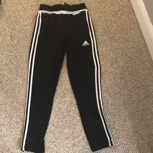Adidas 3 stripe joggers